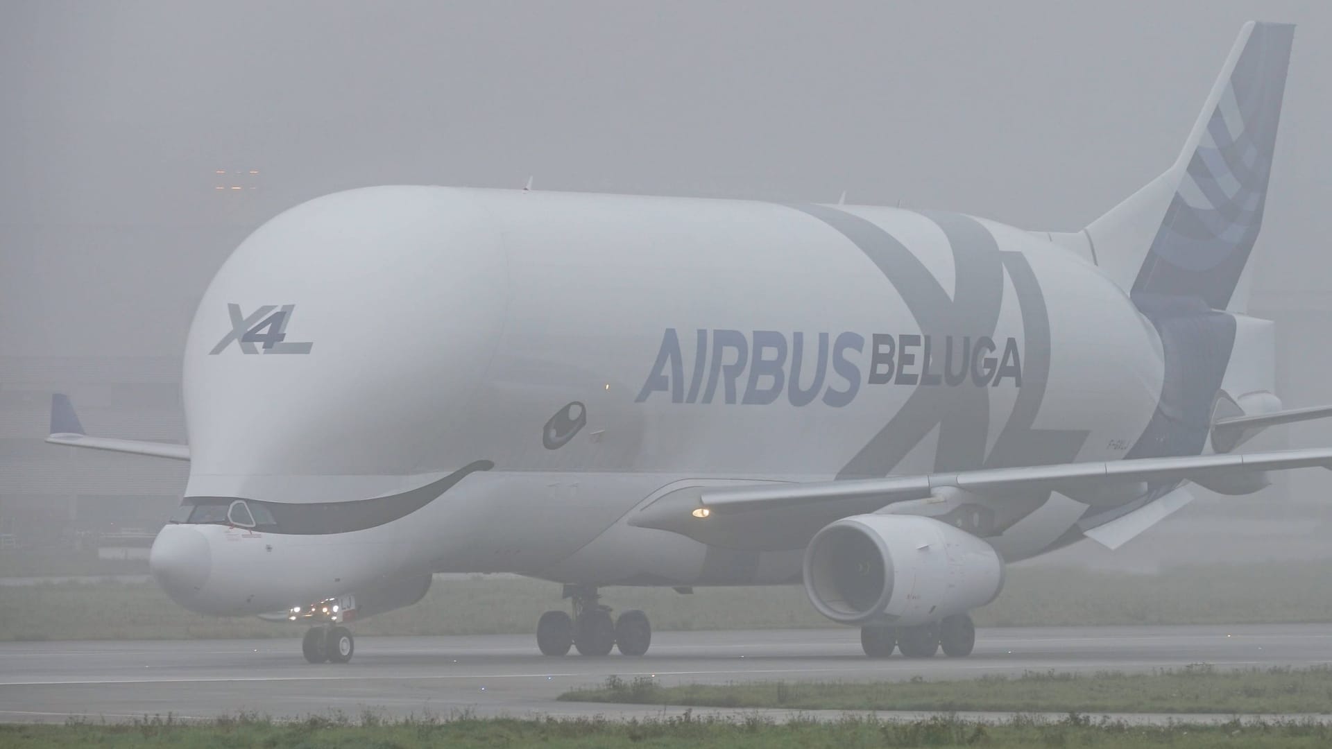 Ein Airbus Beluga XL: Von dem Transportflugzeug des europäischen Flugzeugbauers gibt es weltweit nur sechs Exemplare. Zuletzt hatte es zwei Notlandungen gegeben.