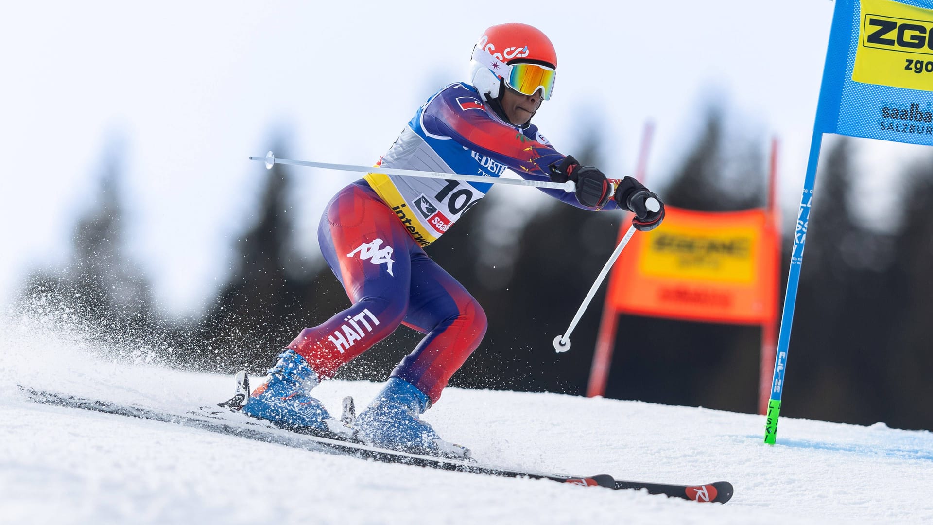 Celine Marti bei der alpinen Ski-WM in Saalbach.