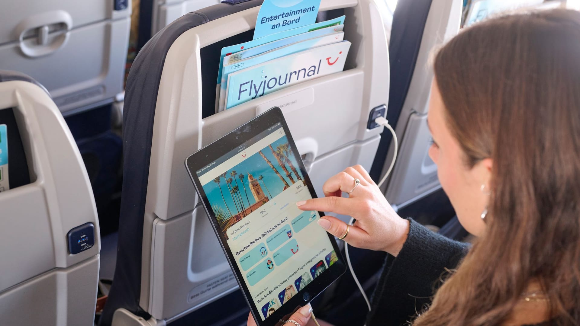 Entertainment an Bord der TUIfly Boeing 8737 Max