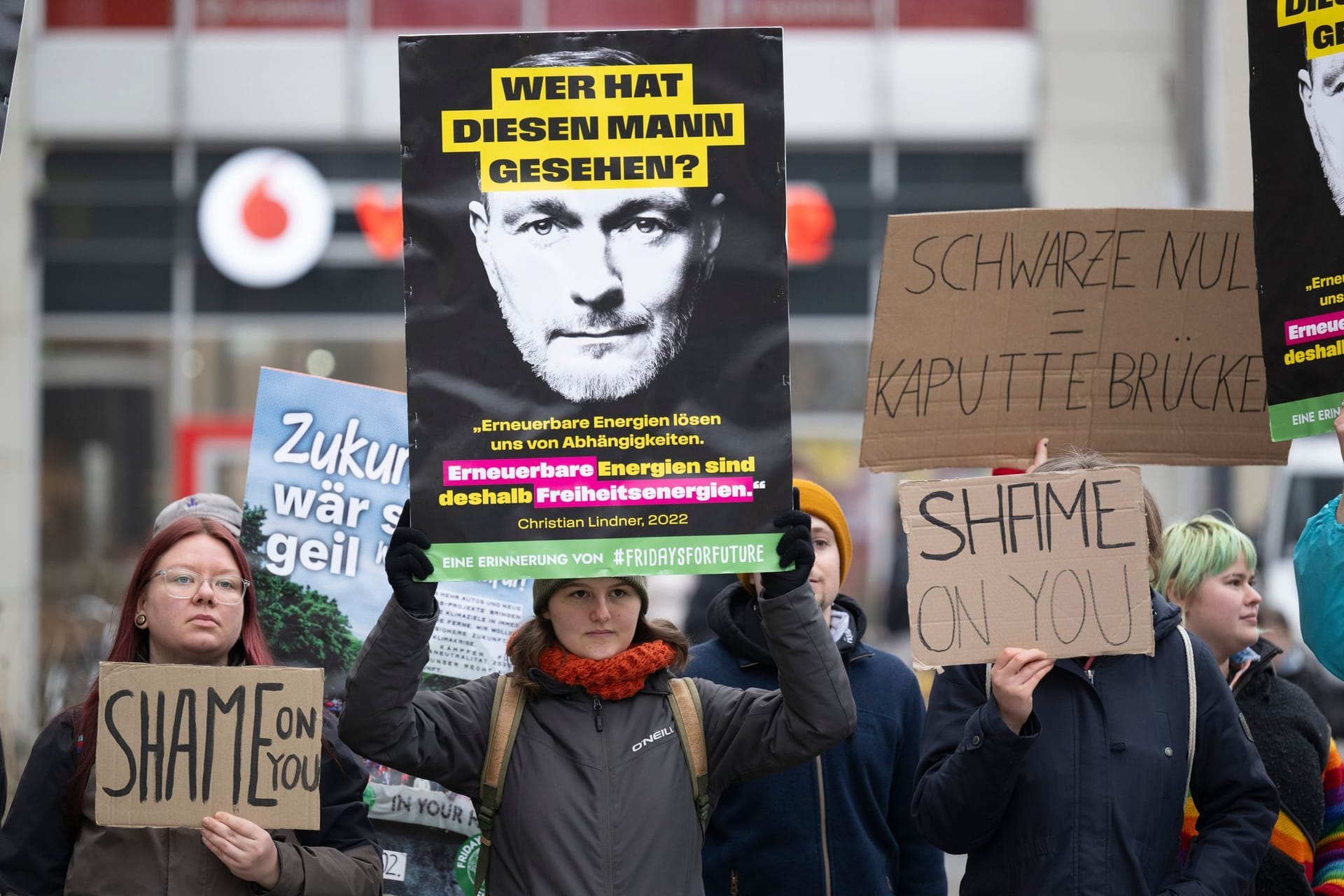 Protest gegen die FDP