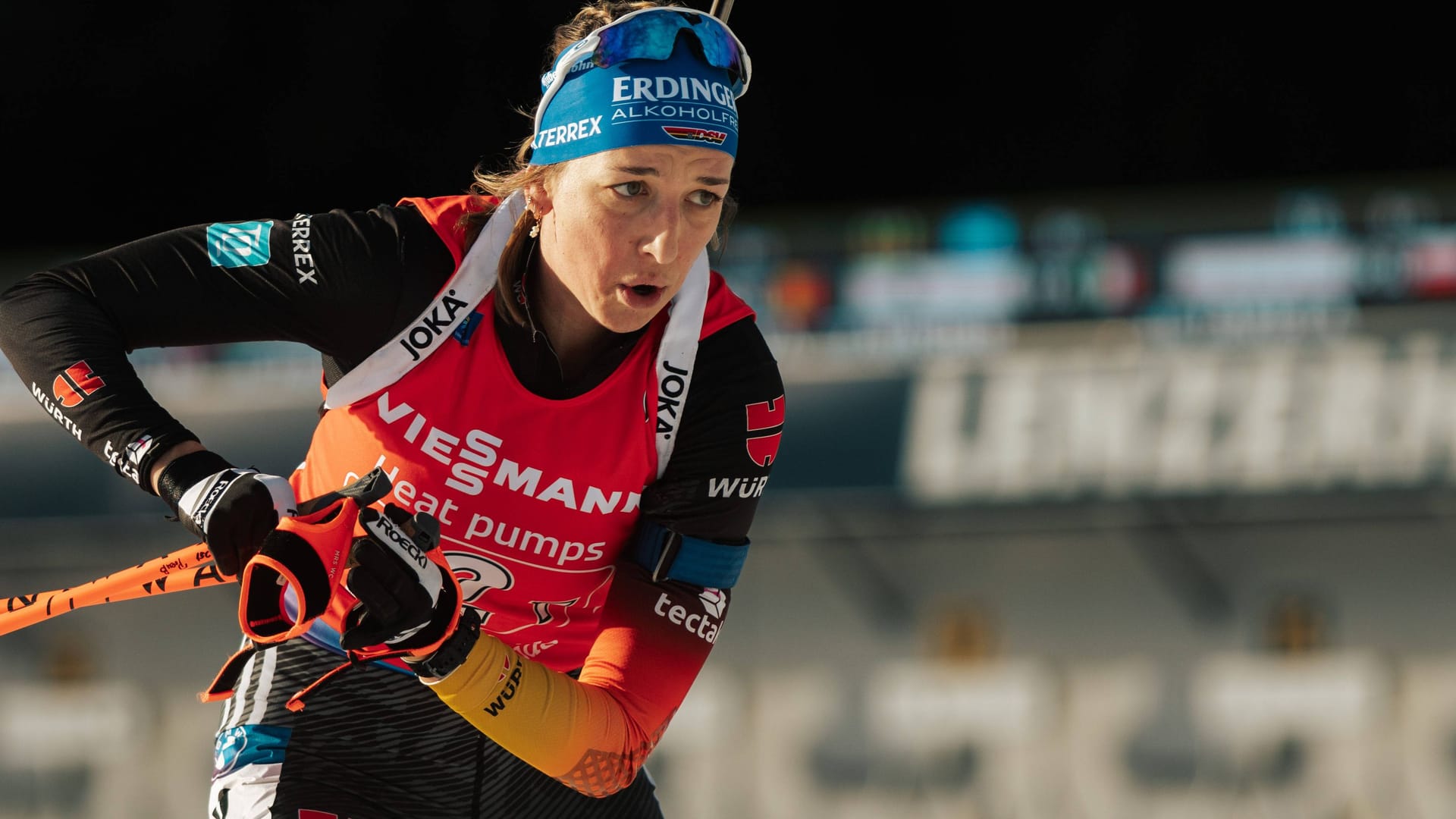 Franziska Preuß: Die deutsche Biathlon-Weltmeisterin hat bei der WM alles gegeben.