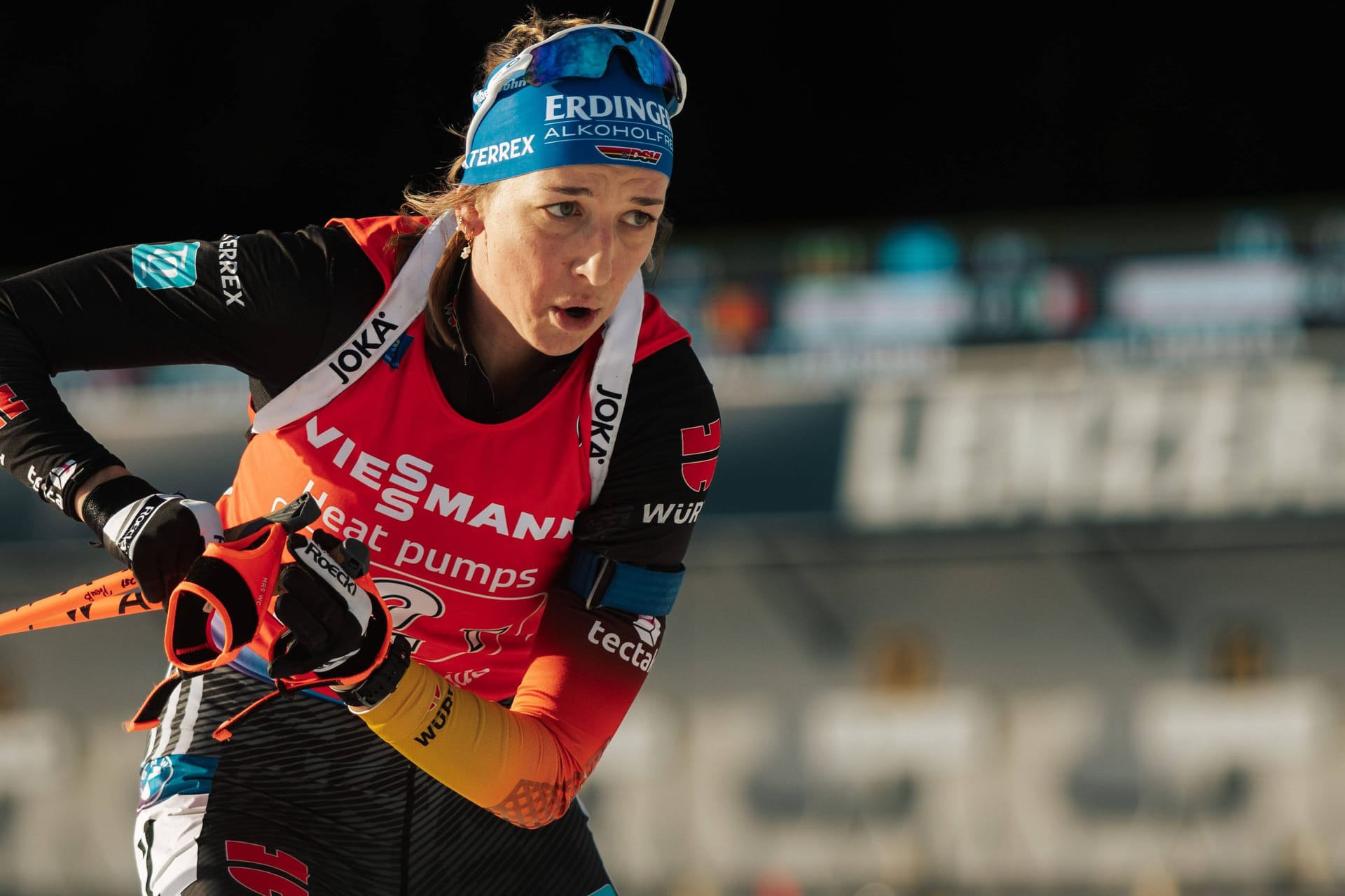 Franziska Preuß: Die deutsche Biathlon-Weltmeisterin hat bei der WM alles gegeben.