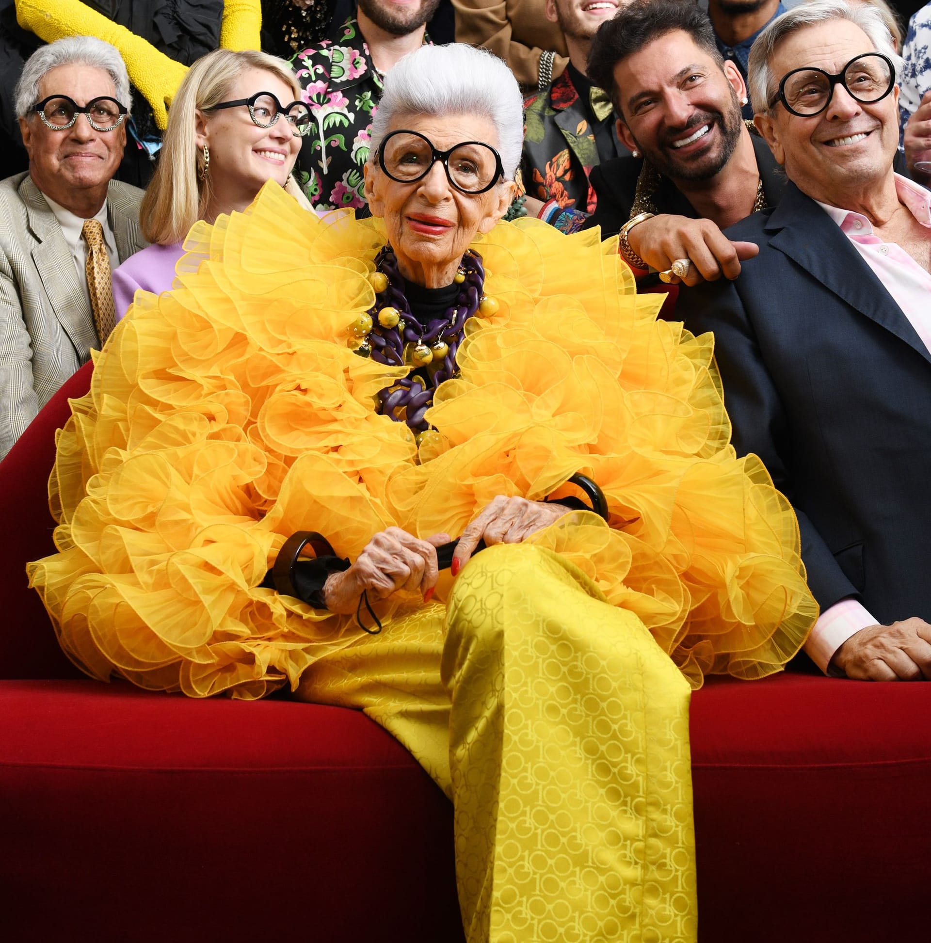 Iris Apfel an ihrem 100. Geburtstag