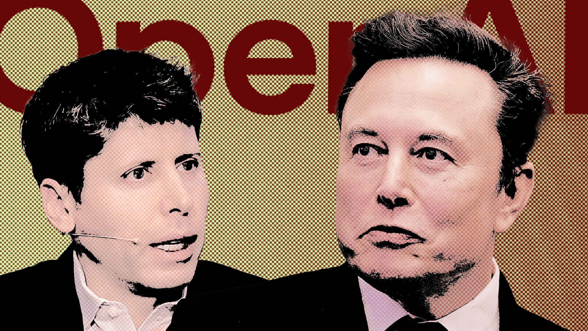 Sam Altman (l.) und Elon Musk: Einst Partner, nun erbitterte Konkurrenten.