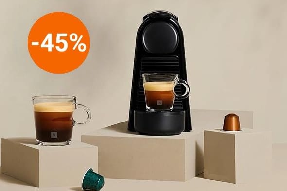 Aktuell bei Amazon: Sichern Sie sich die "gut" bewertete De'Longhi-Kaffeekapselmaschine im Angebot.