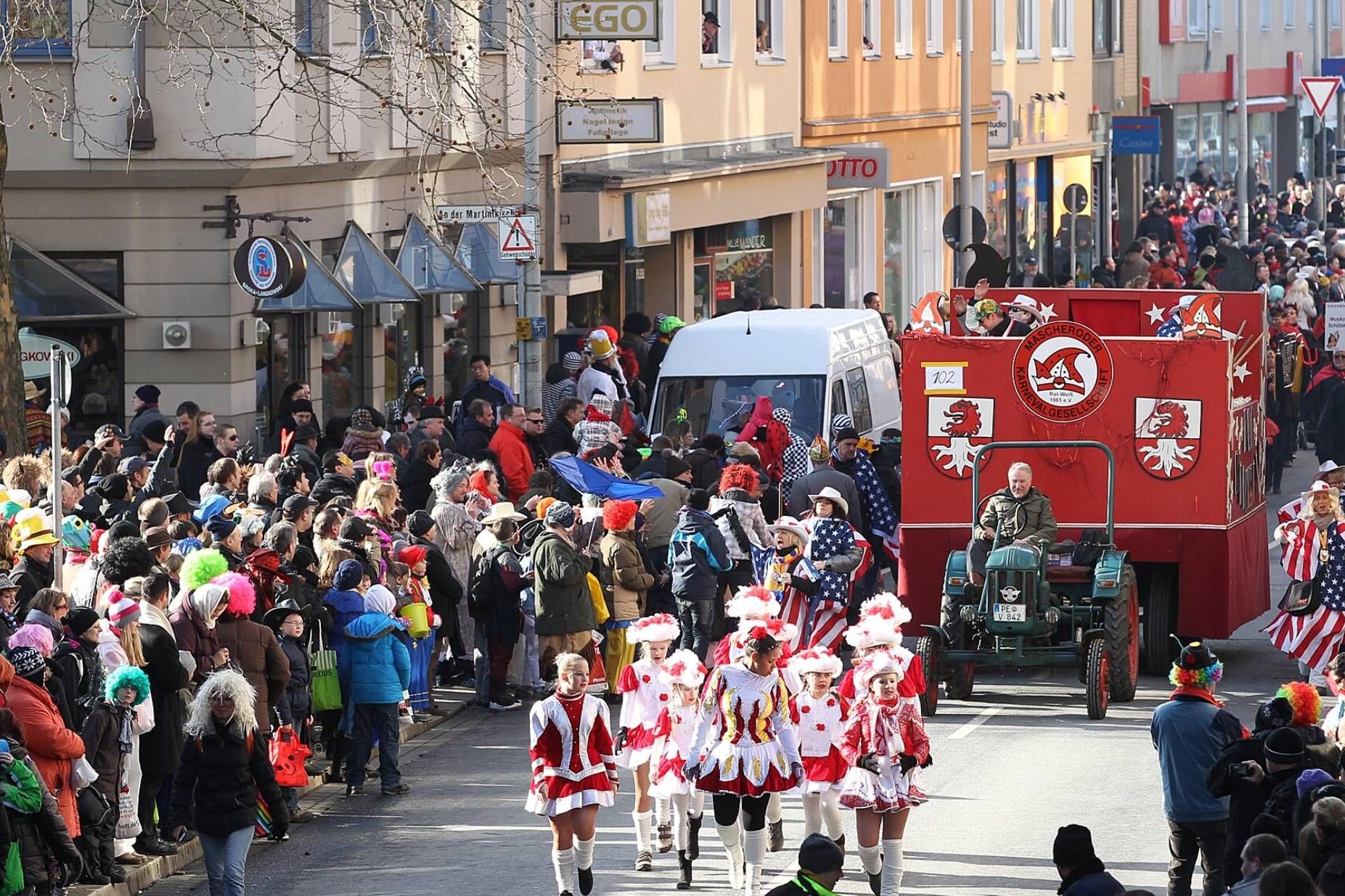 Karnevalsumzug in Braunschw