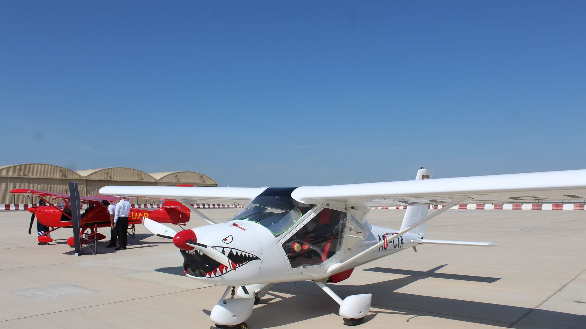 Aeroprakt A-22 Foxbat was displayed at event.