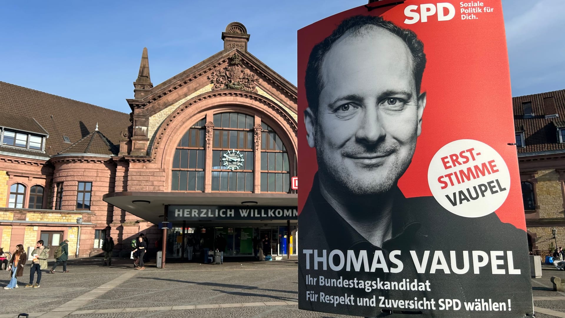 "Wir sind in Schlagweite": Dem Wahlkreiskandidaten der SPD Vaupel fehlen nur wenige Prozentpunkte für einen Sieg in Osnabrück.