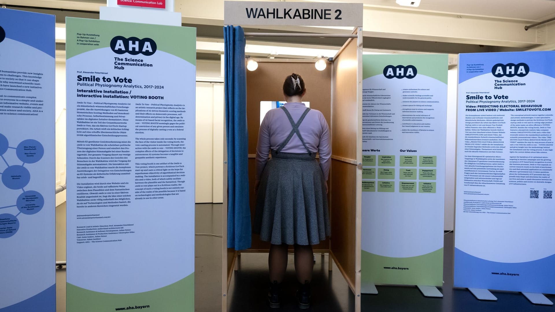 KI-Wahlkabine im Deutschen Museum