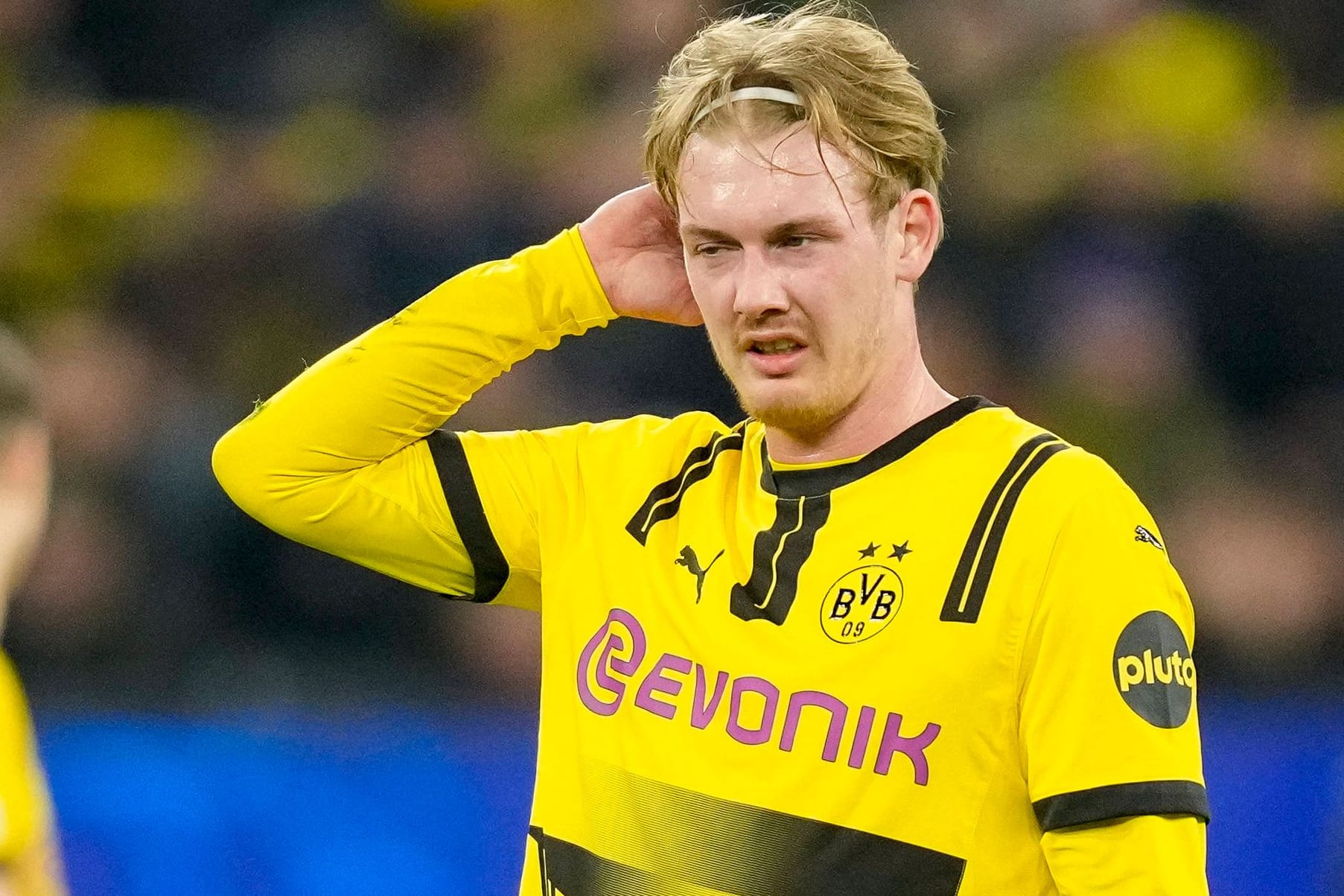 Nachdenklich: Julian Brandt im BVB-Spiel gegen Sporting.