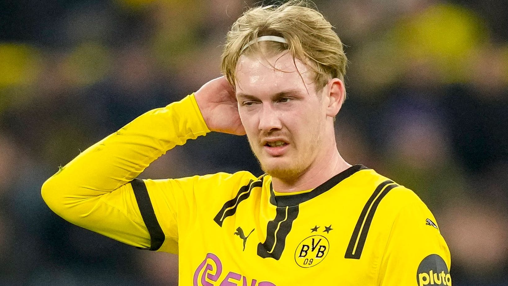 Nachdenklich: Julian Brandt im BVB-Spiel gegen Sporting.