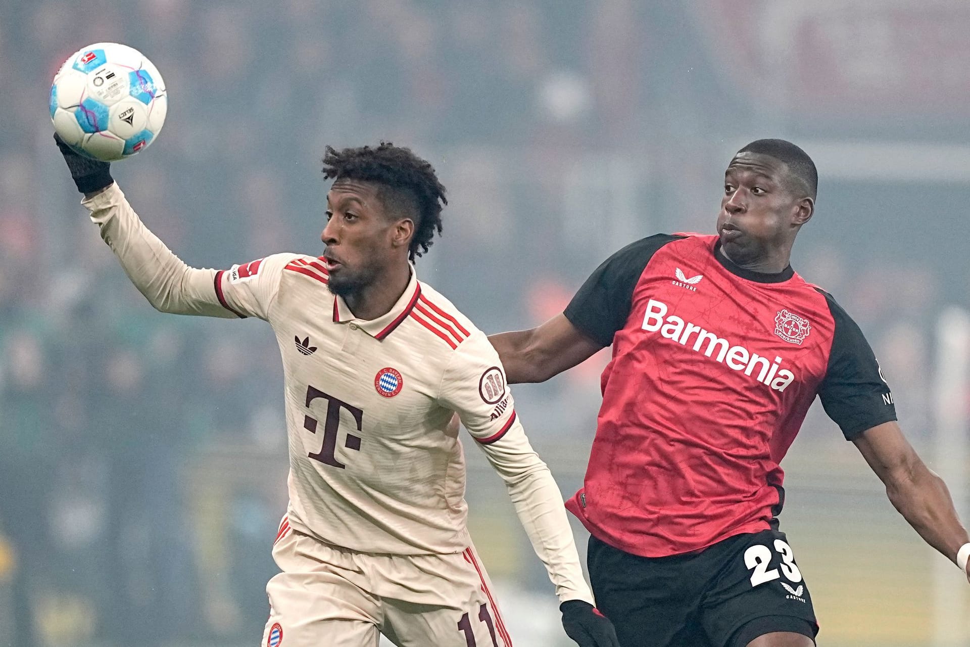 Kingsley Coman (bis 68.): Musste viel mit nach hinten arbeiten. Das machte er gut und hielt bissig gegen Frimpong dagegen. Nach vorne kam aber auch von ihm wenig. Note 4