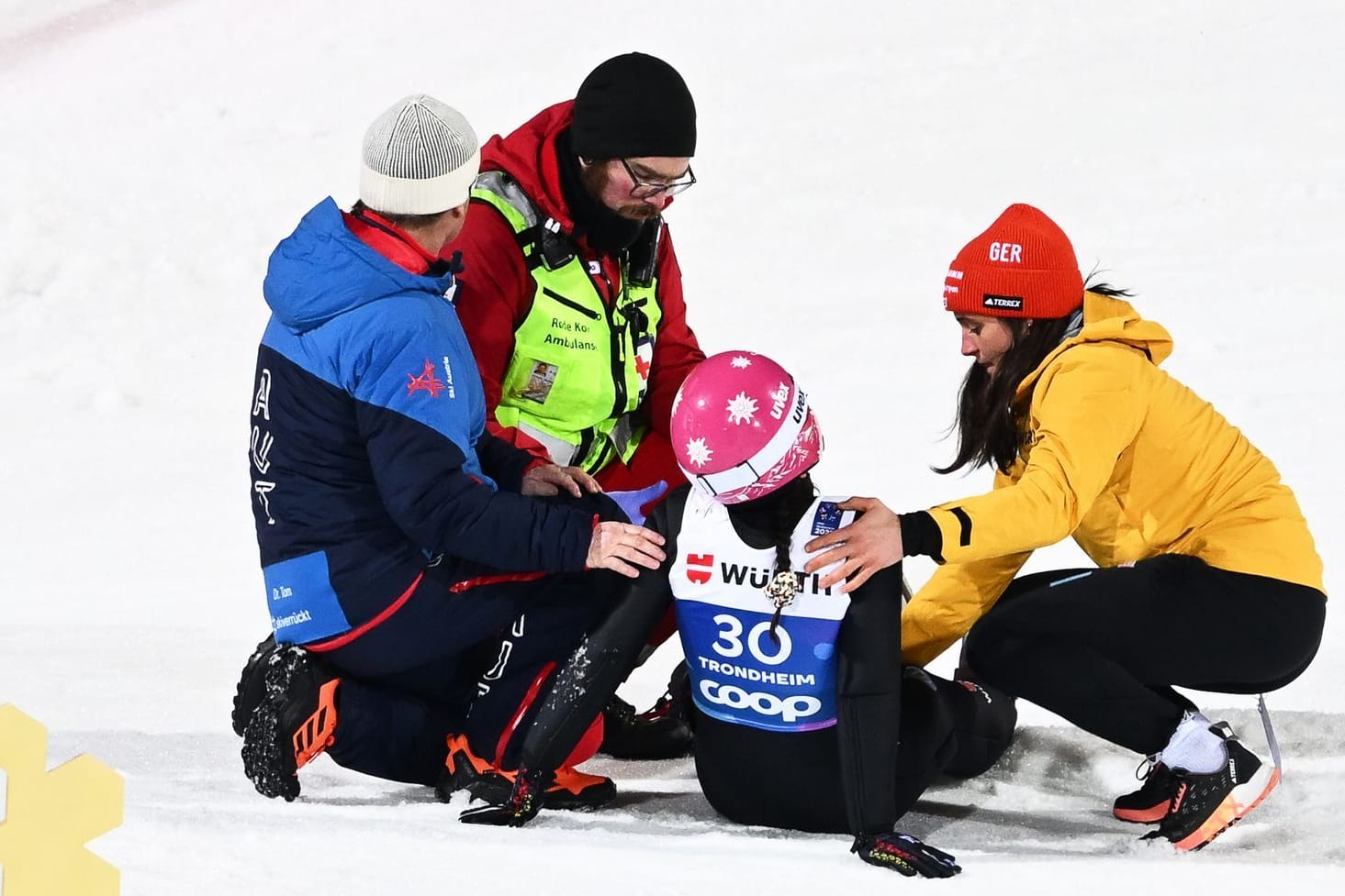 Luisa Görlich: Die deutsche Skispringerin riss sich bereits zweimal das Kreuzband.