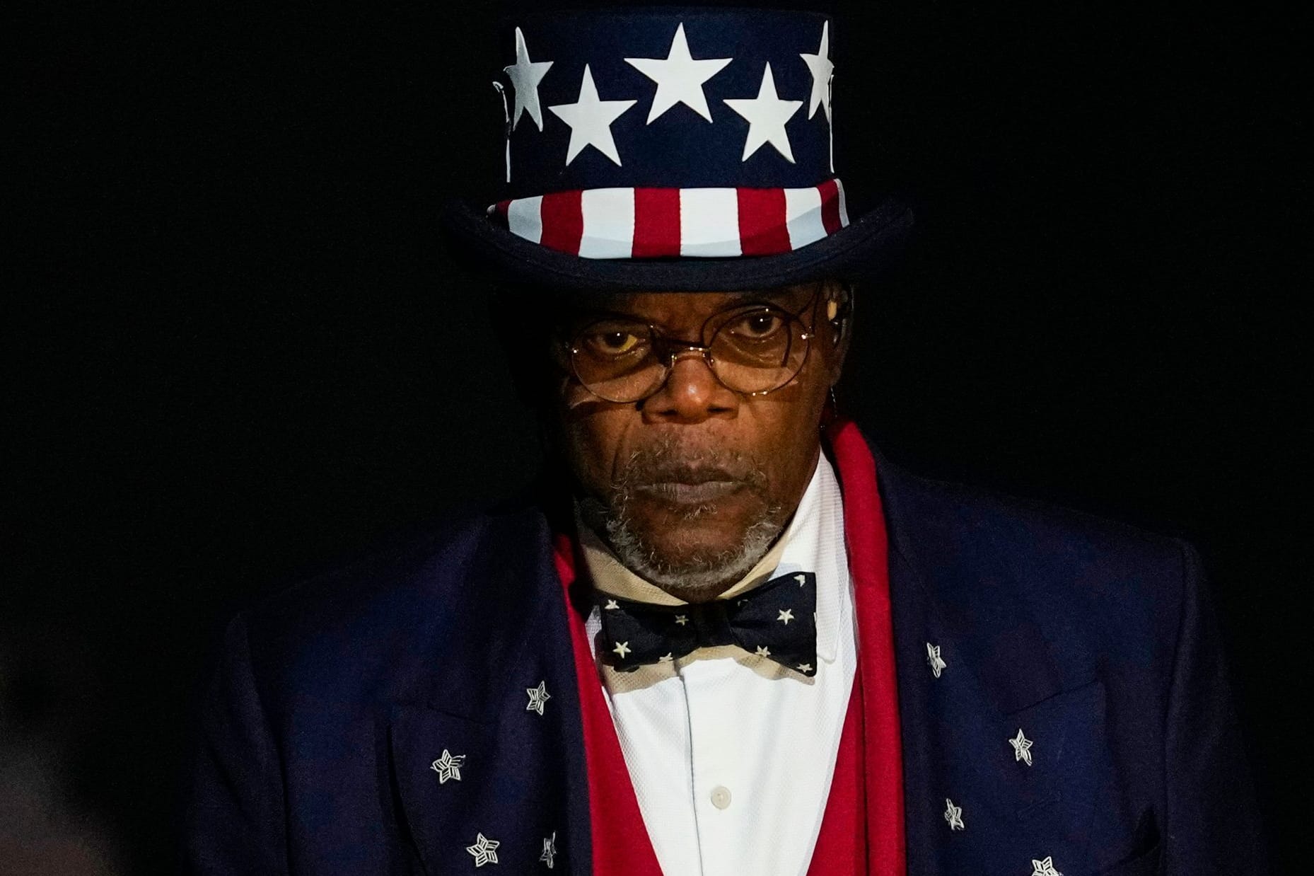 Unerwarteter Auftritt: Samuel L. Jackson in der Halbzeitshow des Super Bowl.