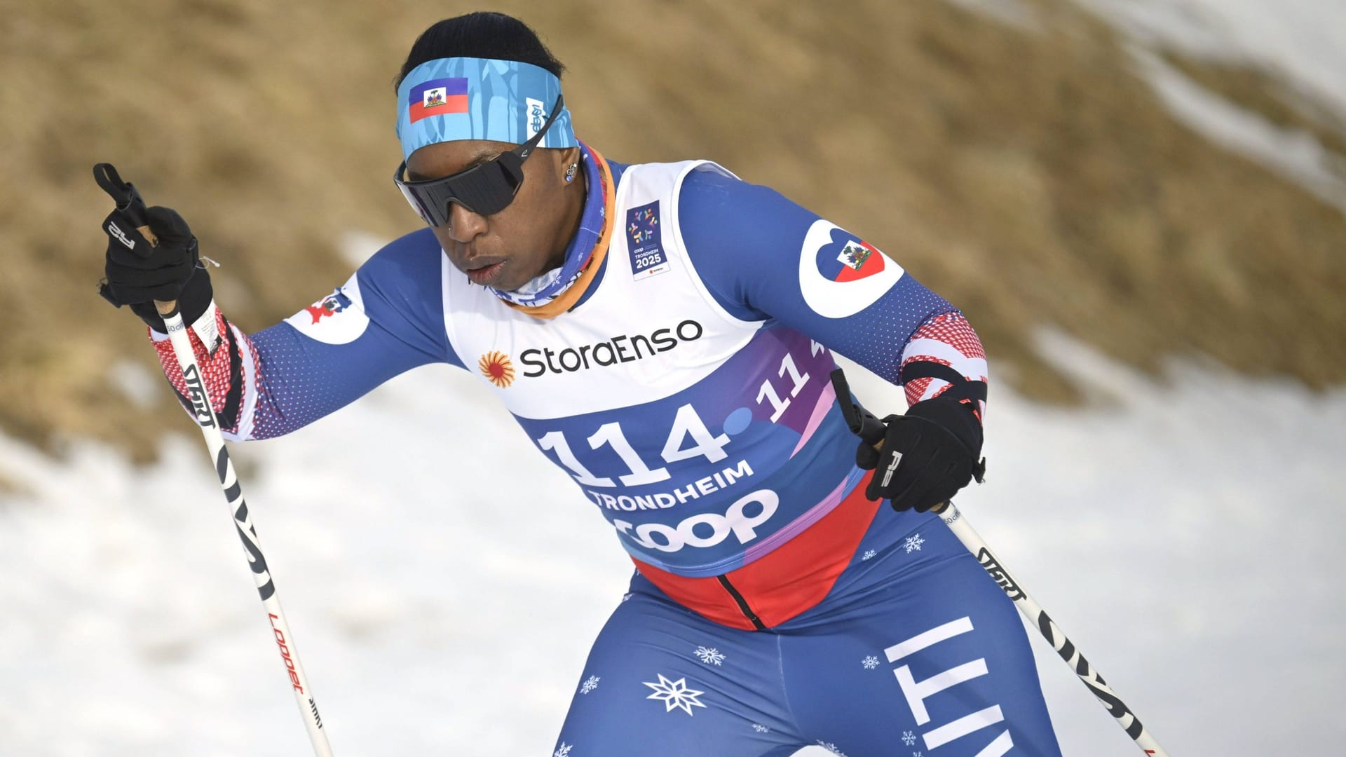 Celine Marti aus Haiti: Die Ski-Exotin war auch bei der alpinen Weltmeisterschaft an den Start gegangen.