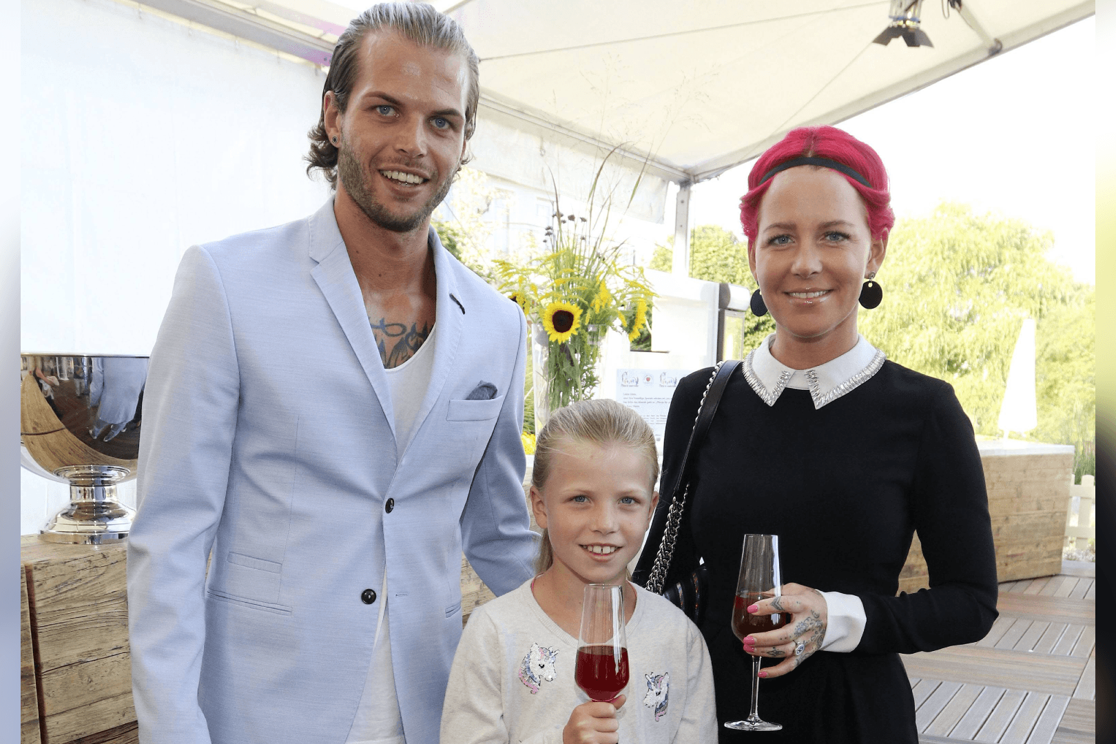 Dennis, Delani und Dana Diekmeier (v.l.n.r.): Die Mutter machte die erschütternde Nachricht öffentlich.