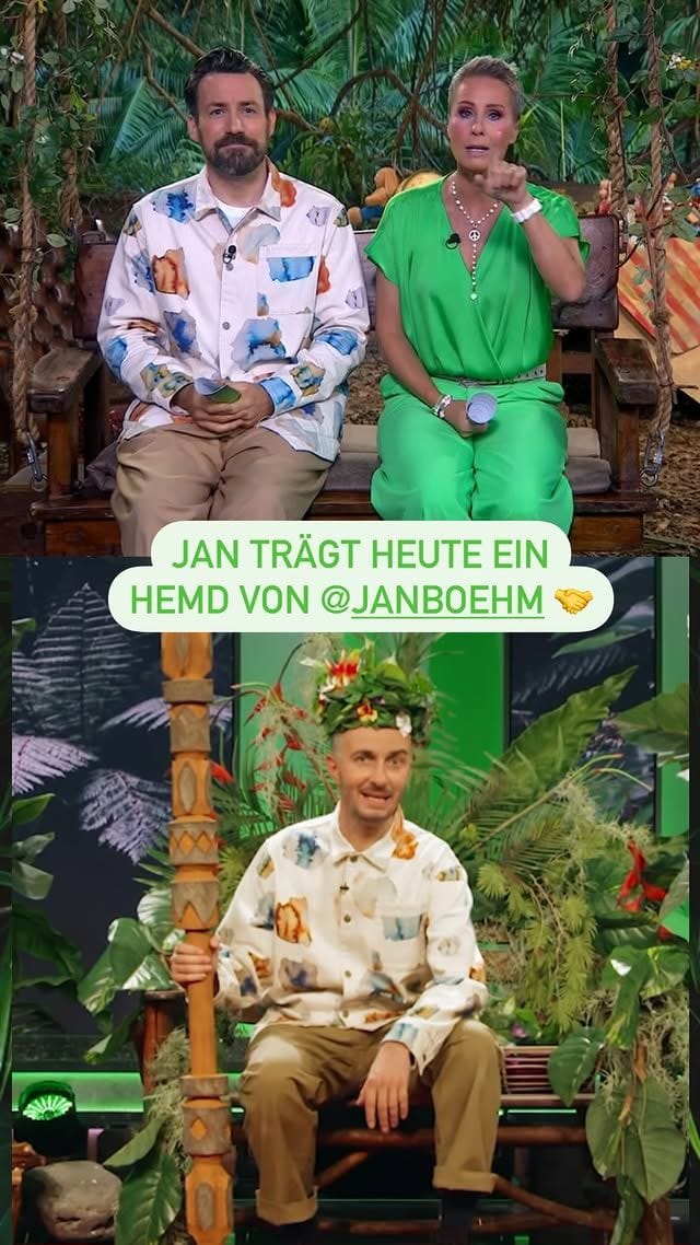 Jan Köppen trug im RTL-Dschungelcamp ein Hemd von Jan Böhmermann.