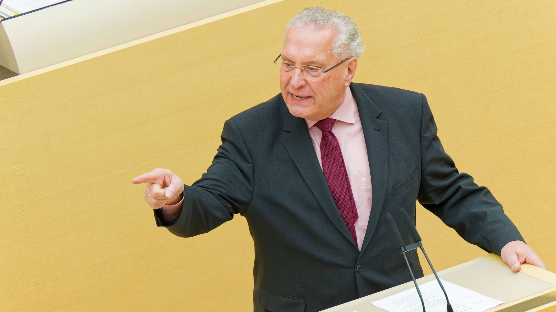 Innenminister Joachim Herrmann im Landtag (Archivbild):