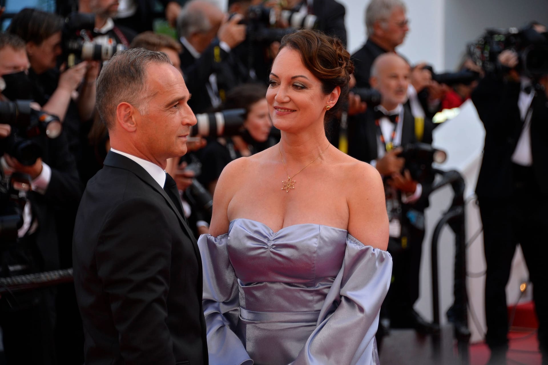 Natalia Wörner und Heiko Maas in Cannes 2022