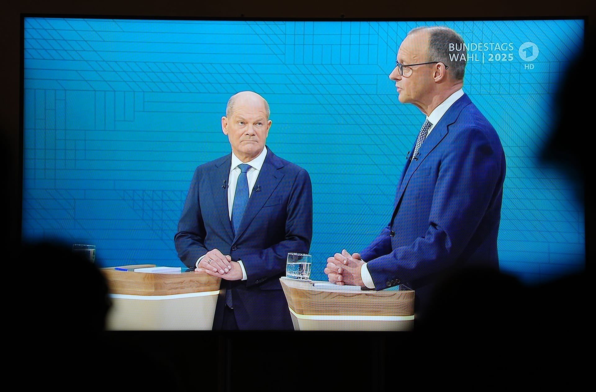 Friedrich Merz und Olaf Scholz: Sie treten im TV-Duell gegeneinander an.