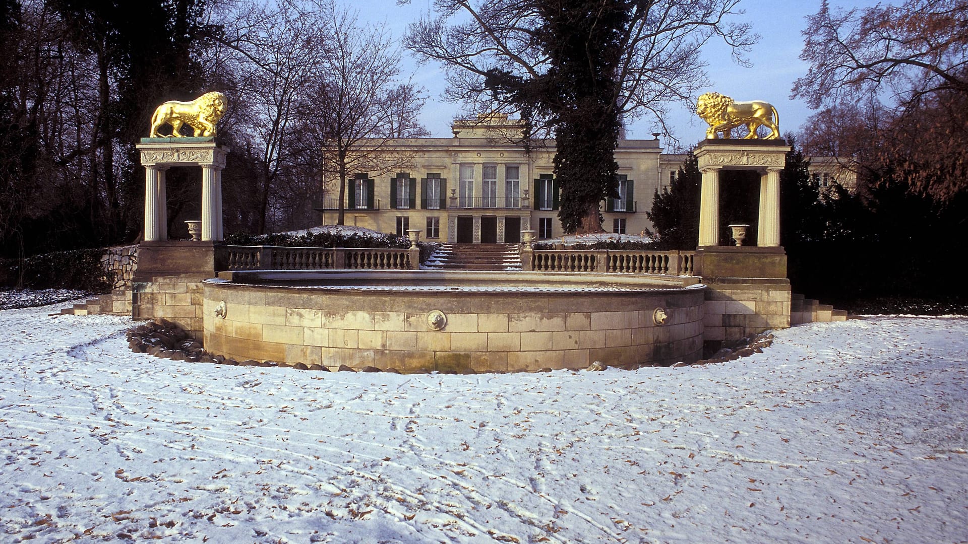 Der Schlosspark Glienicke ist auch im Winter einen Besuch wert.