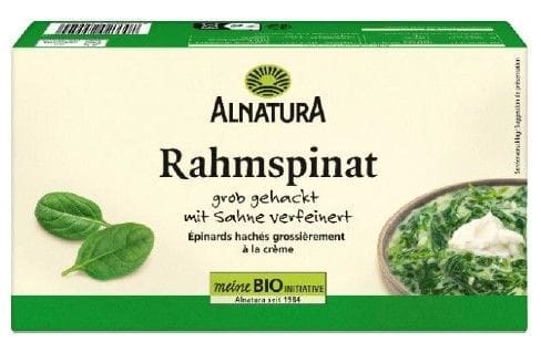 Der betroffene Spinat von Alnatura.