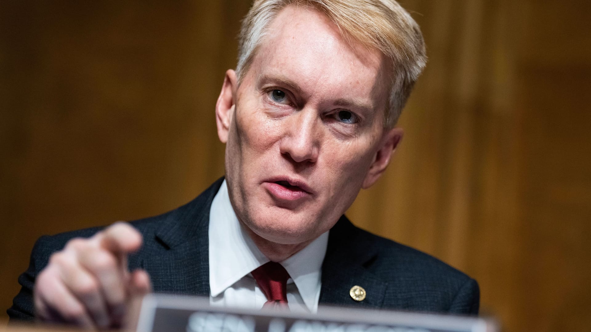 Der republikanische Senator James Lankford bei einer Kongressanhörung (Archivbild).