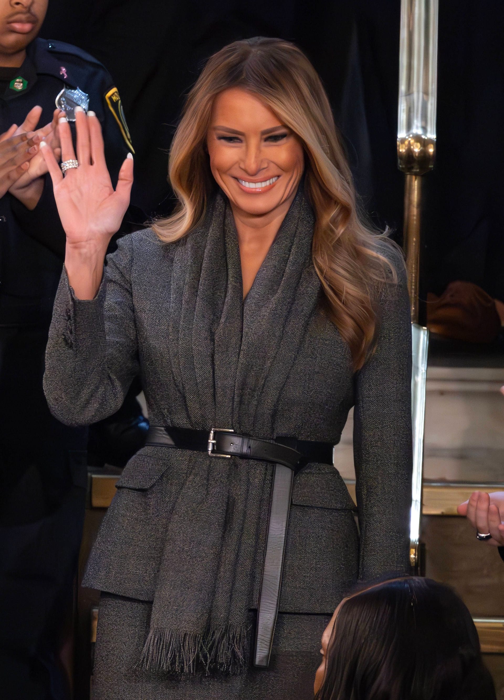 Melania Trump im Repräsentantenhaus der Vereinigten Staaten.