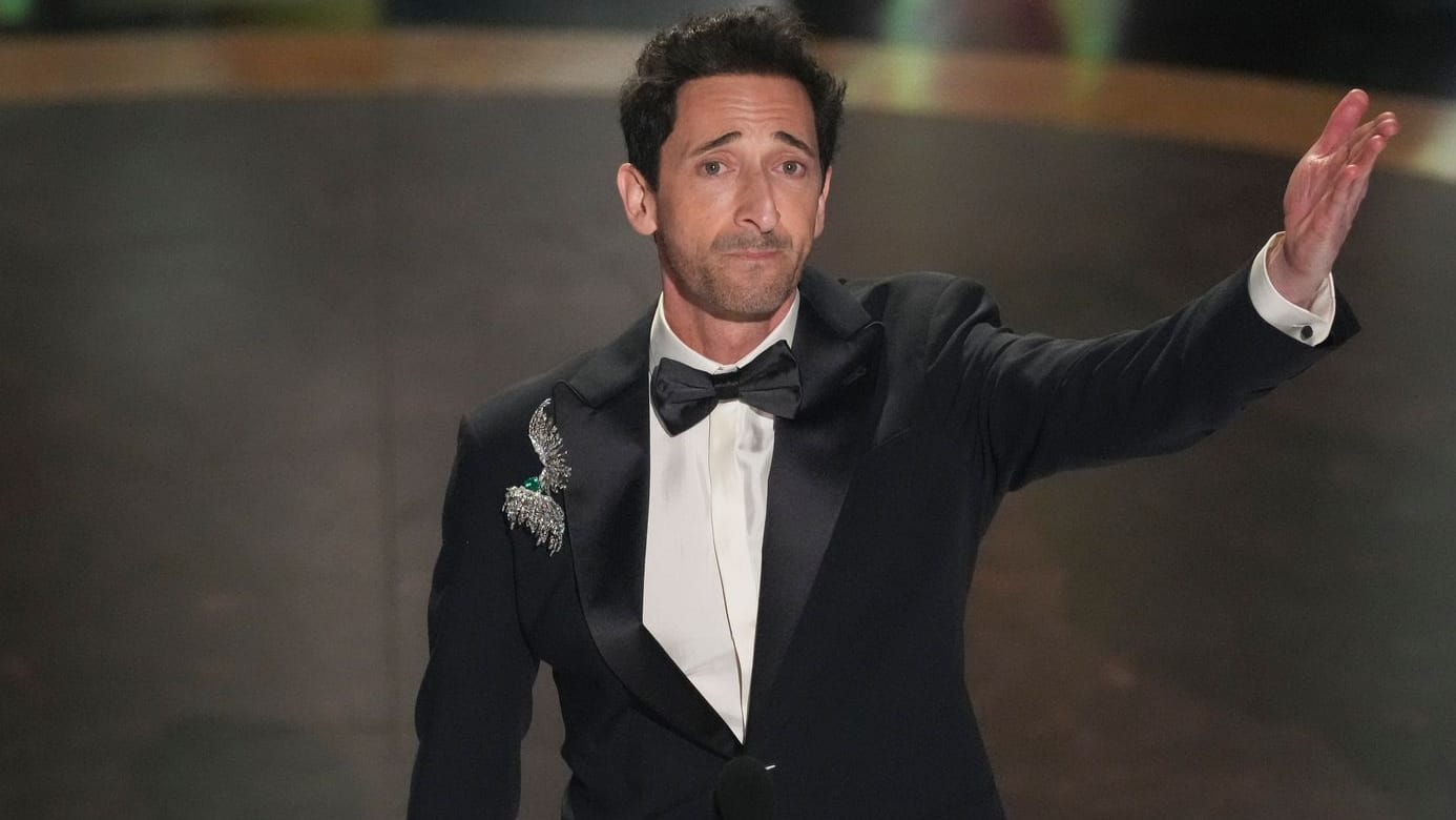 Adrien Brody: Er gewann den Preis als Bester Hauptdarsteller für "The Brutalist".