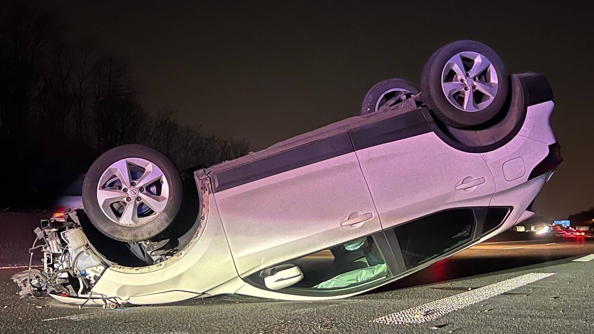 Auf der A42 bei Herne Richtung Duisburg kam es zu einem schweren Unfall.