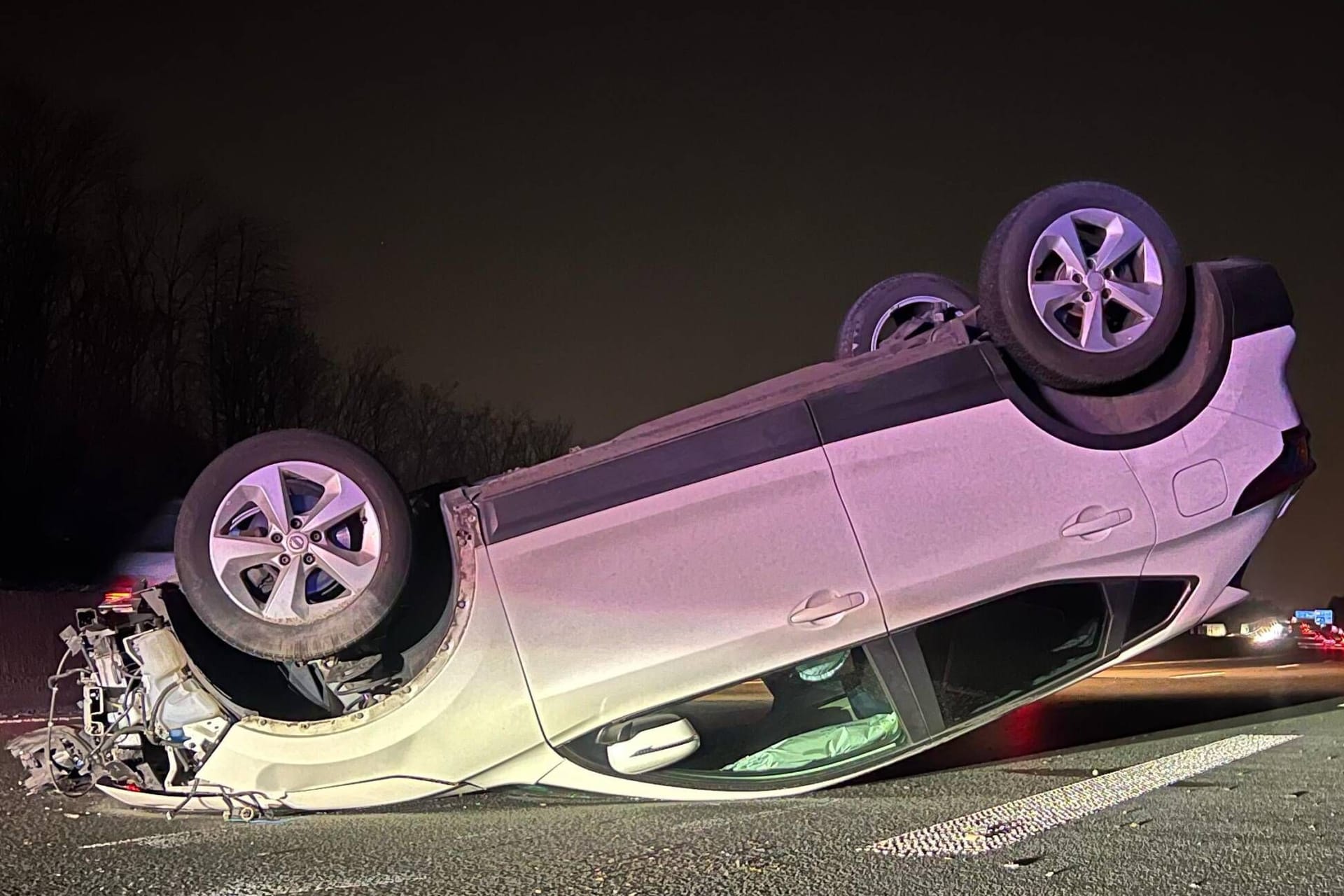 Auf der A42 bei Herne Richtung Duisburg kam es zu einem schweren Unfall.