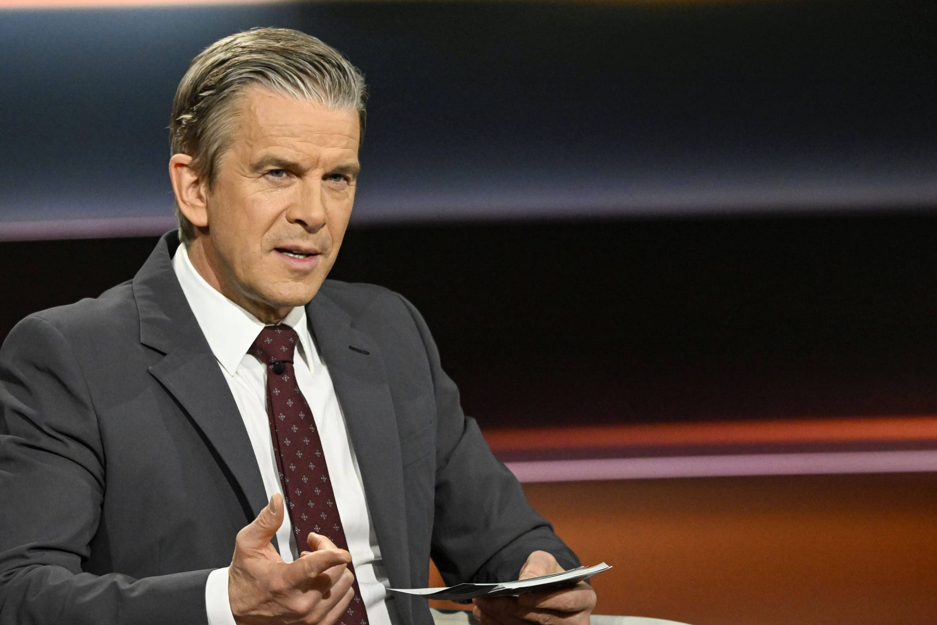 Markus Lanz: Er moderiert seit 2009 regelmäßig seine gleichnamige Talkshow im ZDF.