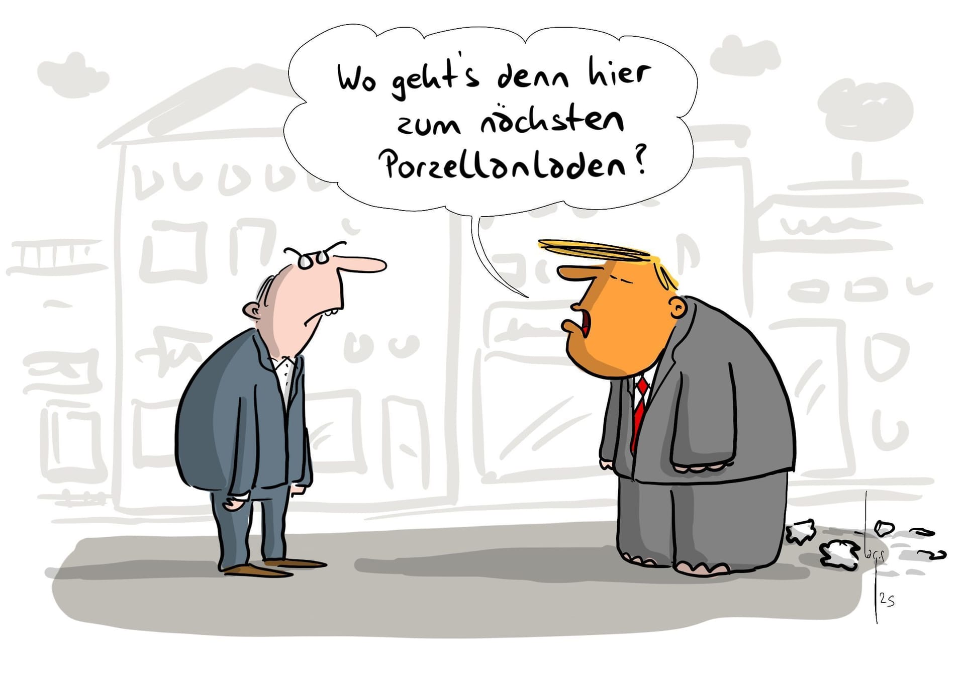 Donald Trump lässt keine Gelegenheit aus …