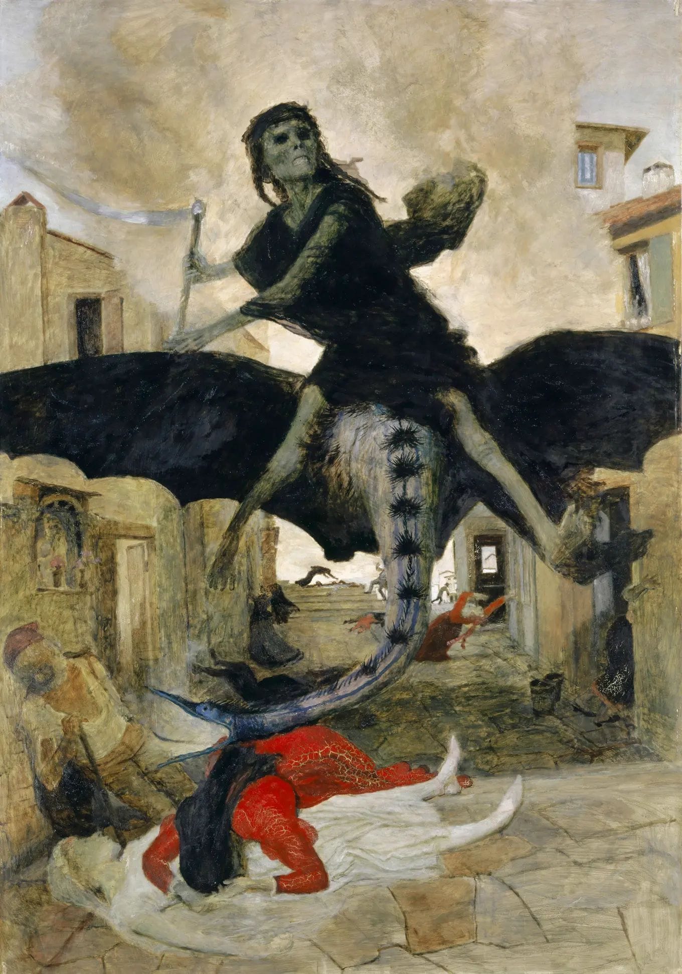 "Die Pest" von Arnold Böcklin (1898).