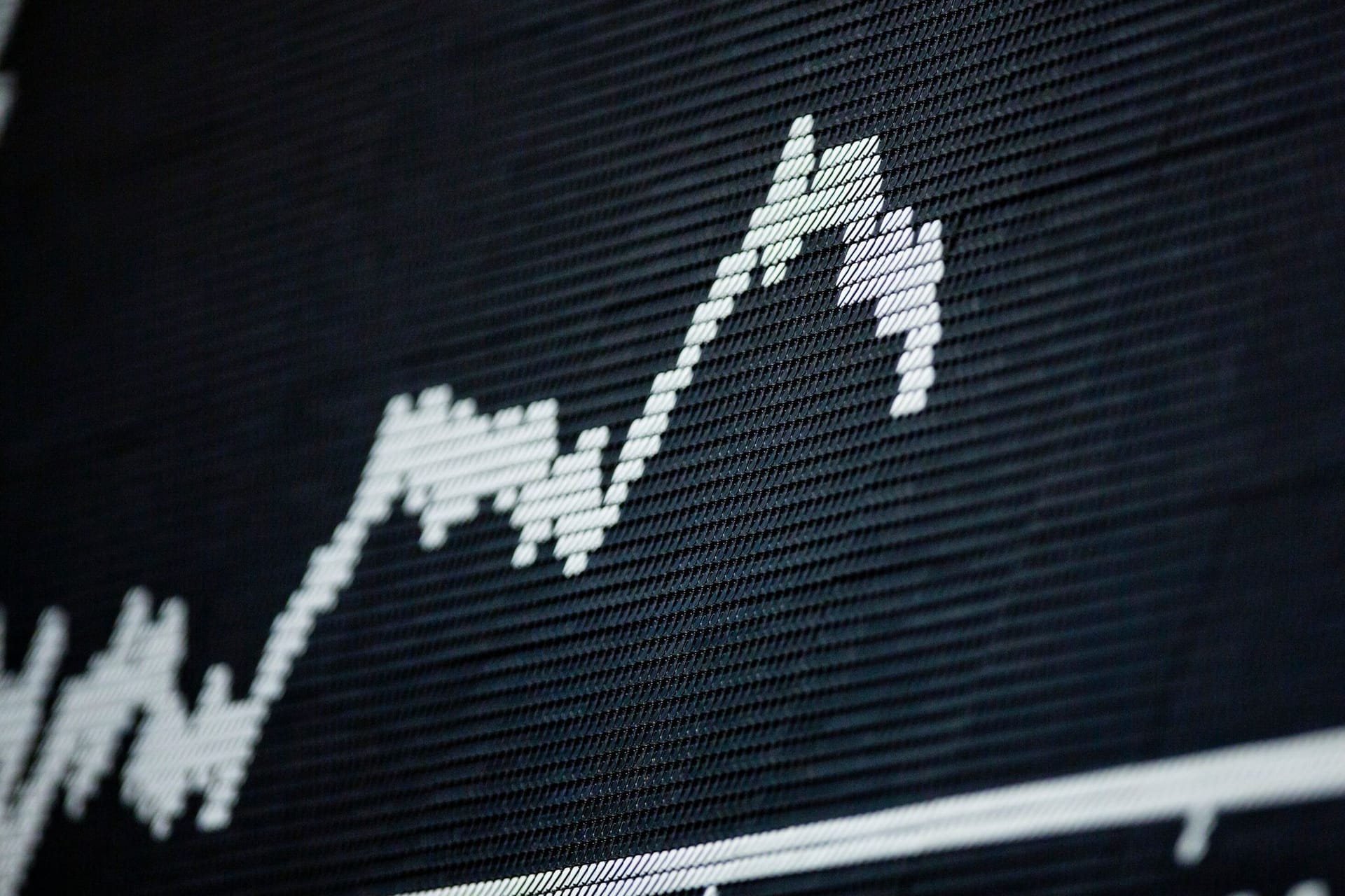 Blick auf den Aktienkurs des DAX an der Börse