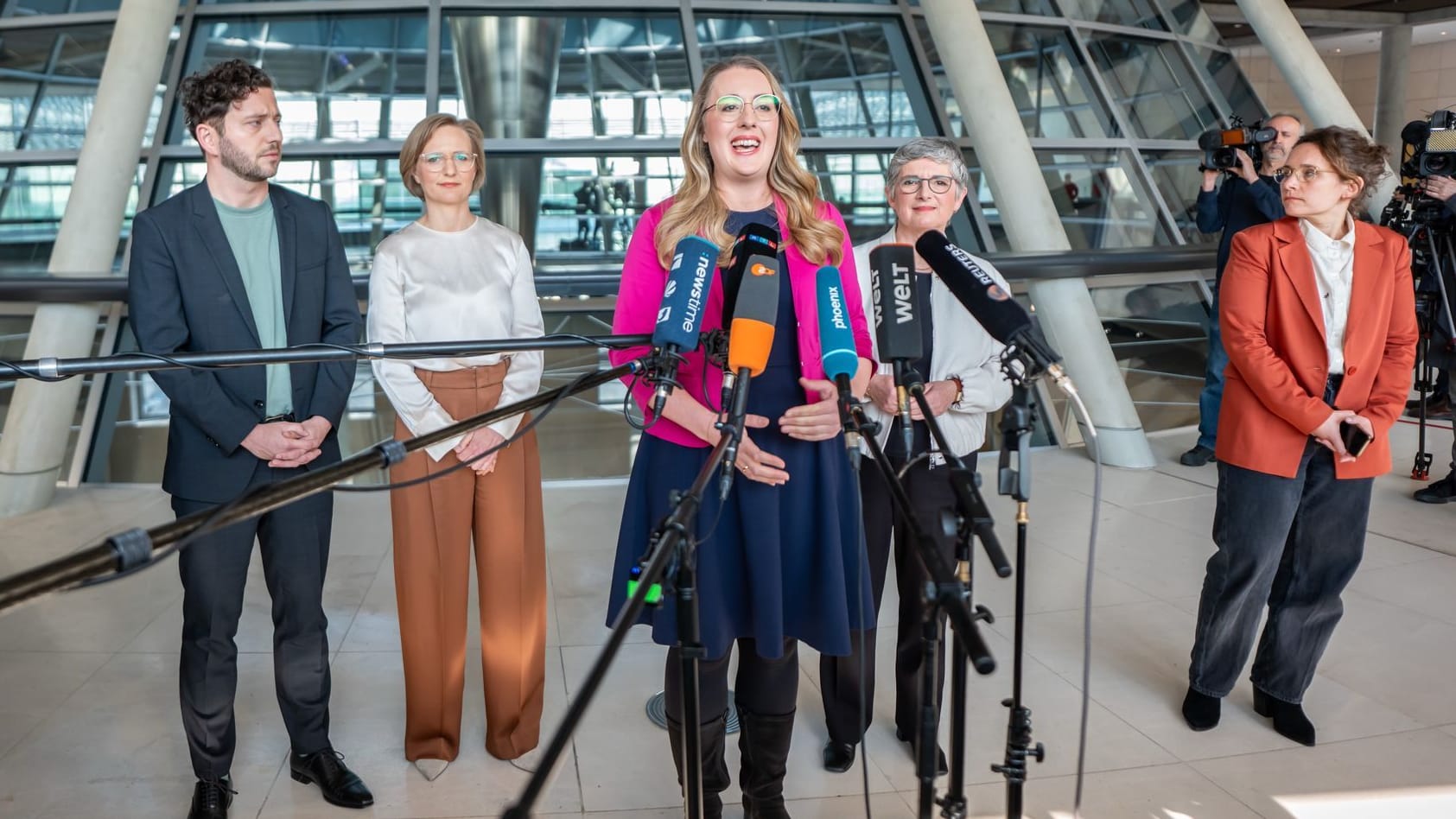 Frakionssitzungen im Bundestag