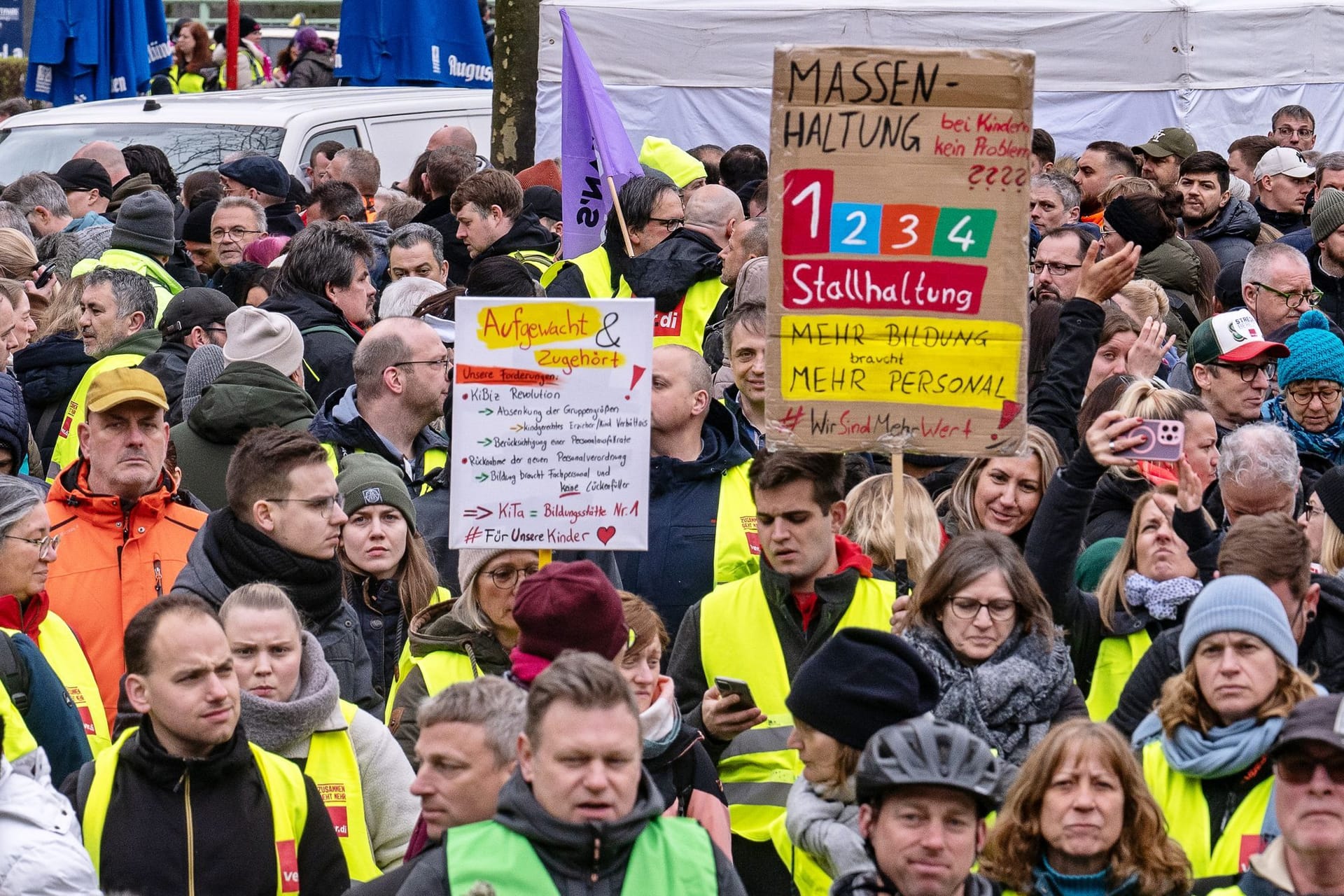 Verdi-Warnstreiktag - Nordrhein-Westfalen