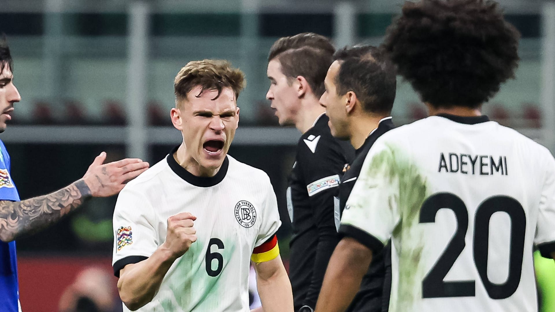 Starke Vorstellung: DFB-Kapitän Joshua Kimmich im Spiel gegen Italien.