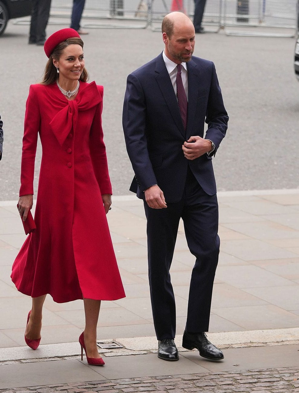 Prinzessin Kate und Prinz William: Das Paar kam gemeinsam an der Westminster Abbey in London an.