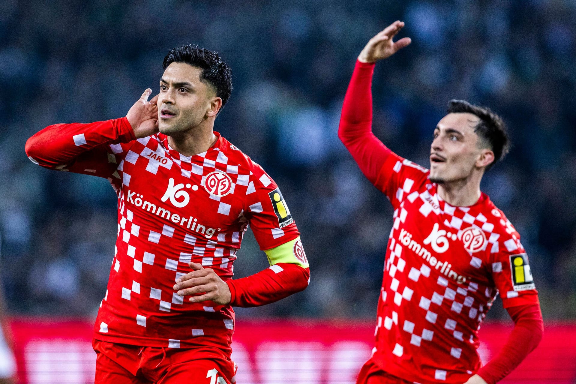 Nadiem Amiri (l.) und Paul Nebel: Der Mainzer feierte sein Debüt in der DFB-Elf 2019.