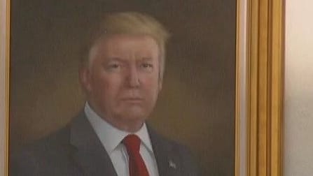 Donald Trumps Portrait im State Capitol von Colorado: Der US-Präsident ist mit seinem Bild unzufrieden.