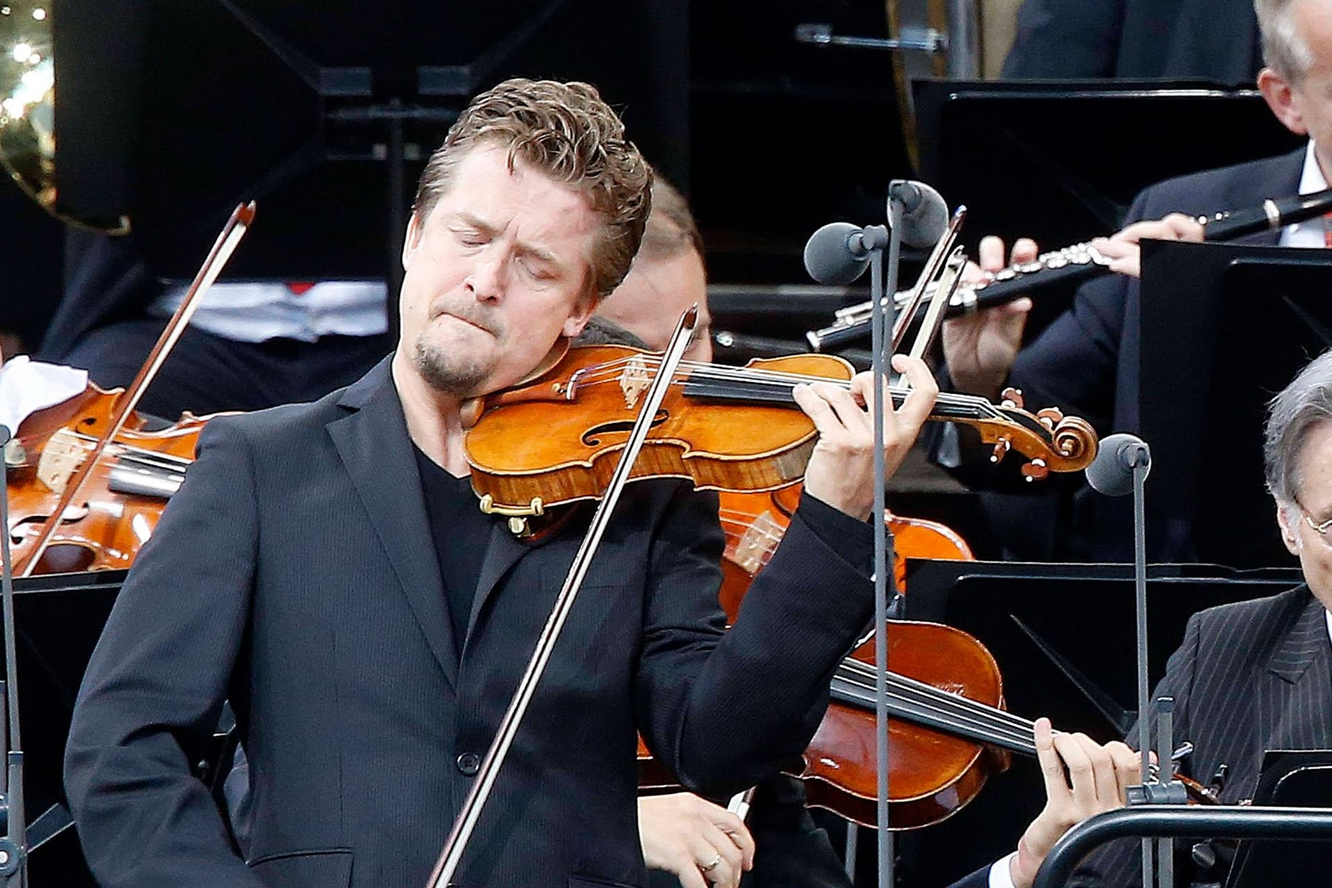 Christian Tetzlaff bei einem Konzert mit den Berliner Philharmonikern (Archivbild).