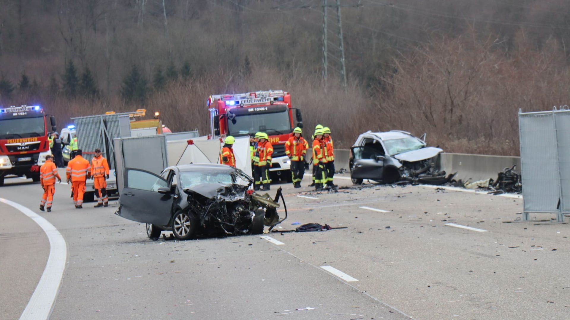 Zwei Tote bei mutmaßlichem Geisterfahrer-Unfall auf A6