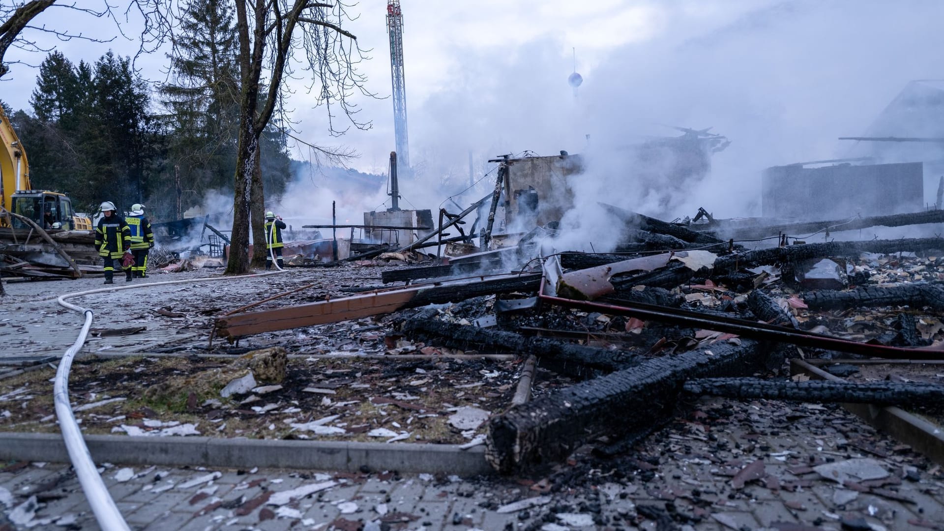 Brand im Freizeit-Land Geiselwind