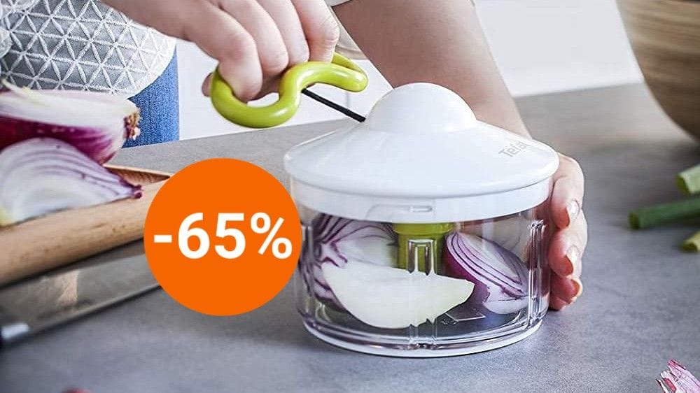 Bei Amazon gibt es den Multizerkleinerer von Tefal derzeit rekordgünstig.