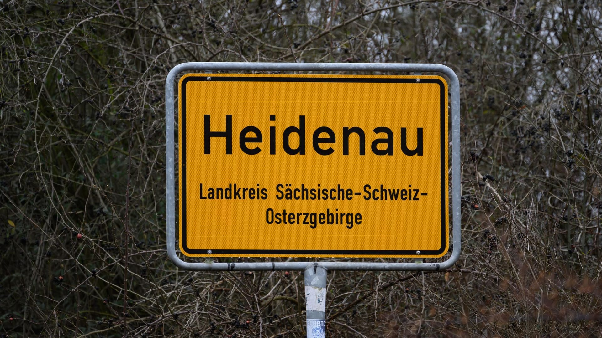 Ortsschild Heidenau