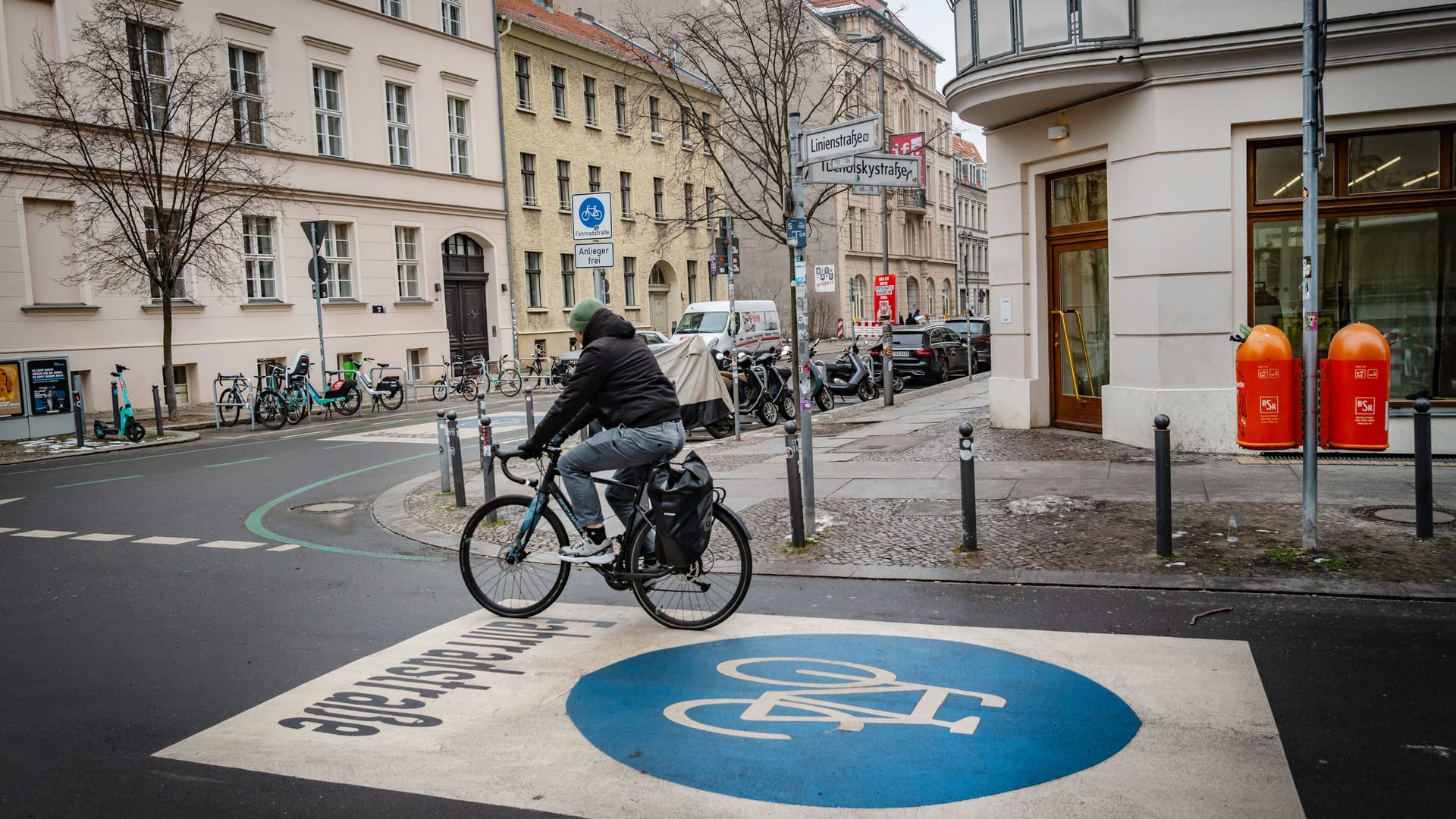 Hauptstadt vorn: Berlin hat die meisten Radunfälle – aber auch die meisten Pendler.