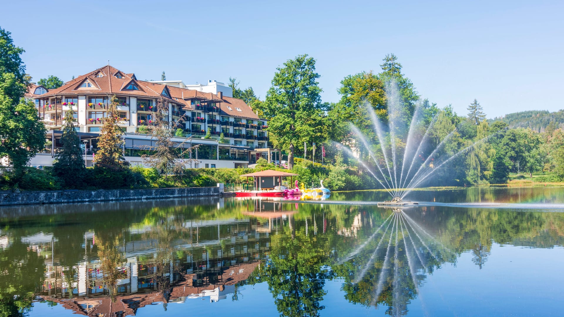 Schmelzteich in Bad Sachsa: Er liegt im Kurviertel der Stadt.