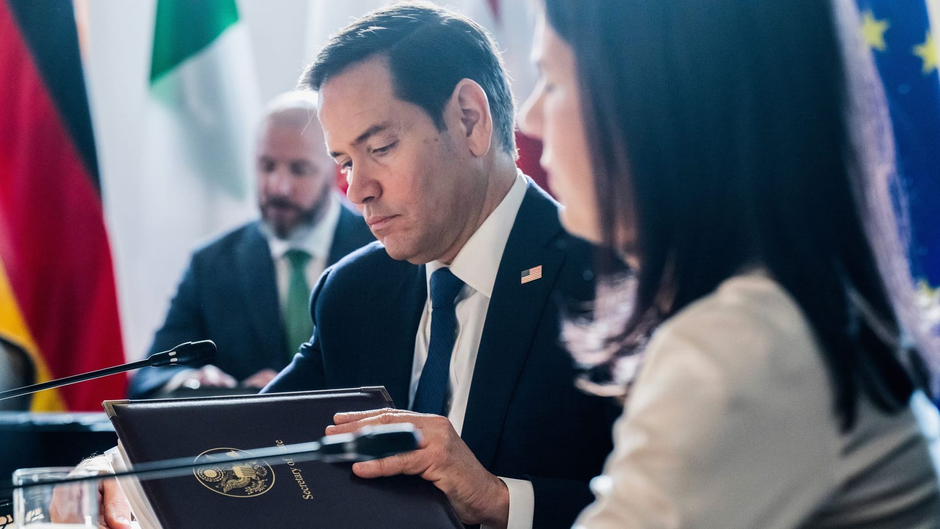 Marco Rubio: Der US-Außenminister steht aufgrund der Politik von Trump international unter Beschuss.