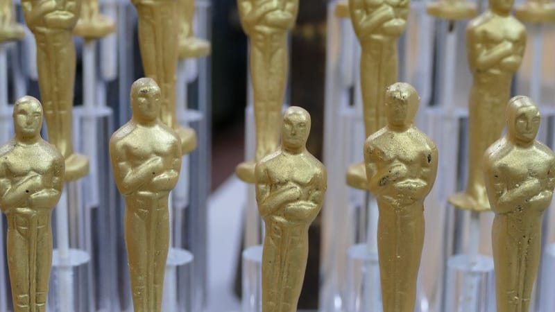 Oscar-Verleihung: Damit niemand ohne nach Hause muss, gibt es Schoko-Oscars für alle.